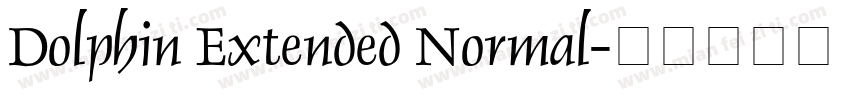 Dolphin Extended Normal字体转换